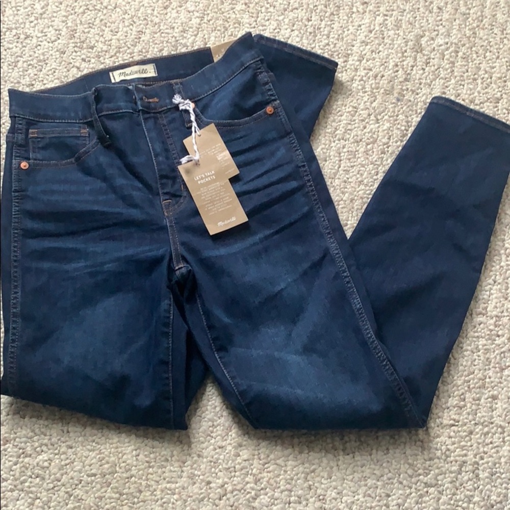 Madewell 10” high rise skinny